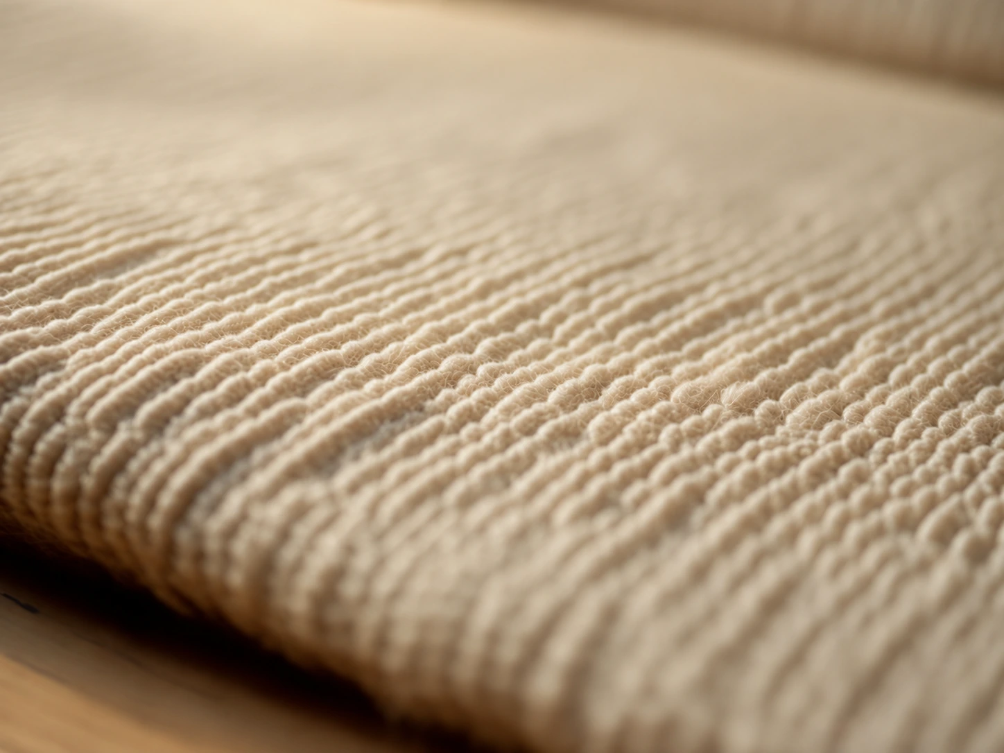 Cream woven textile, a texture inspiration image